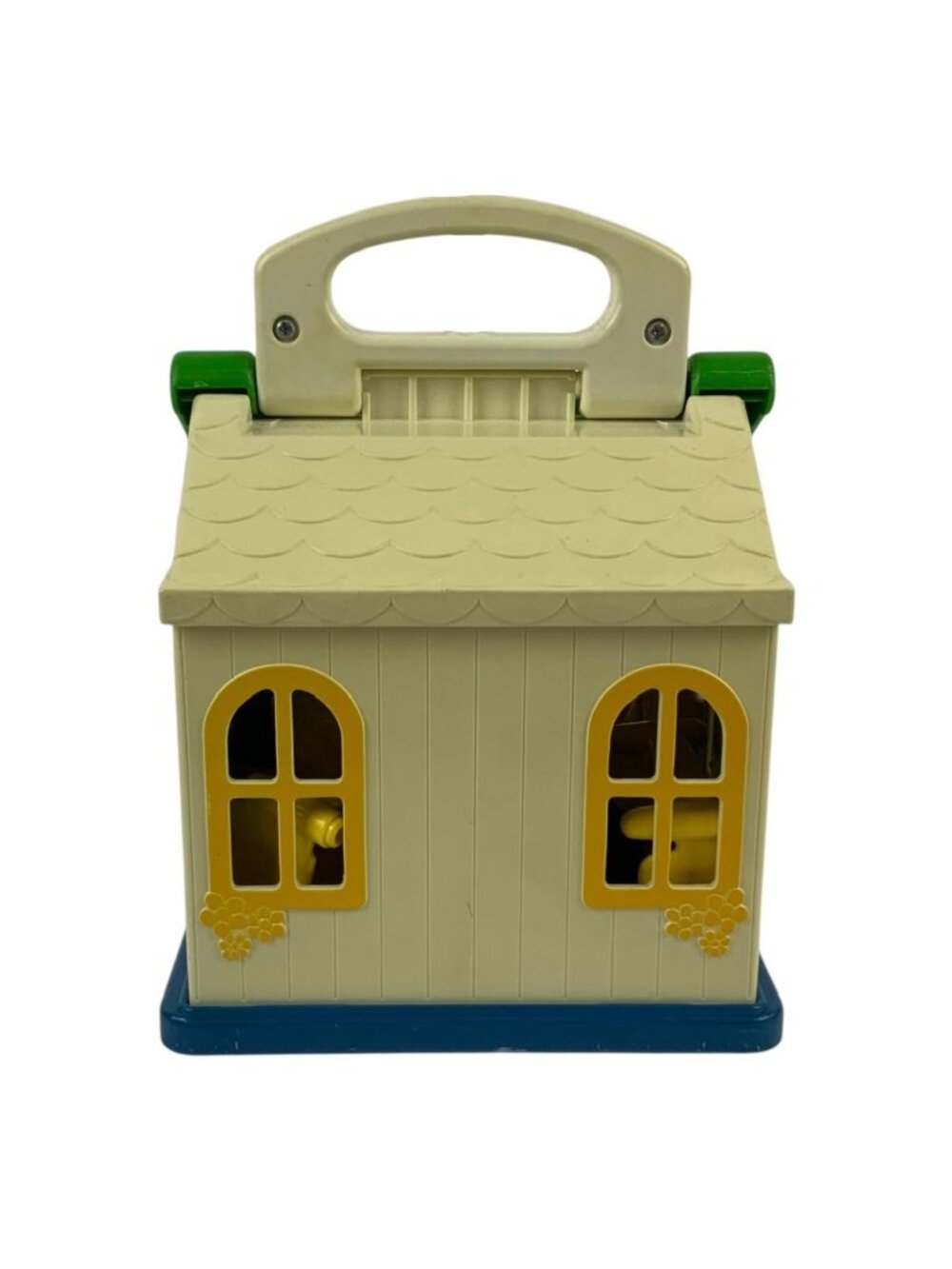 Vintage 1988 Little Tikes Toddle Tots Family Carry Along Playhouse With Figures - Picture 3 of 11